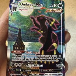 Pokemon Evolving Skies Secret Full Art Umbreon VMAX 2021 Moonbreon