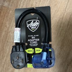 RV 50A to 30A adaptor cord new in box