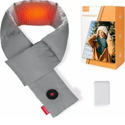 Comfytemp Neck Heating Pad, Battery Operated Cordless Heated Scarf with 5000mah