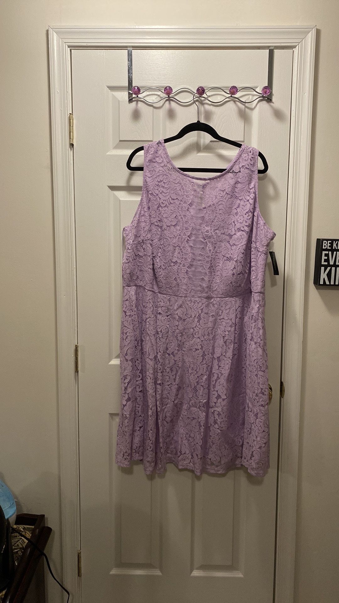 Purple Lace Dress