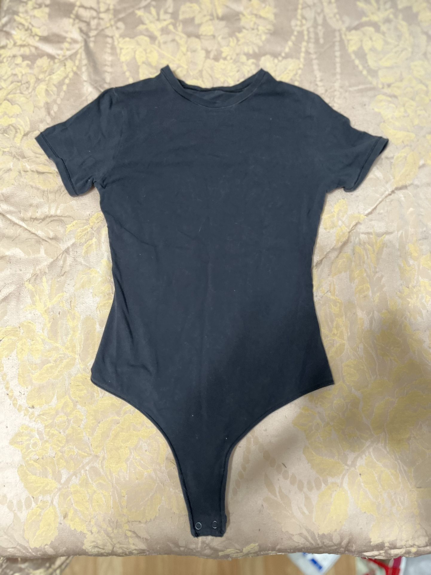 Quince Stretch Cotton Jersey Short Sleeve Bodysuit