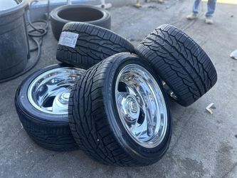 17x11 rims tires 5 lug we finance 