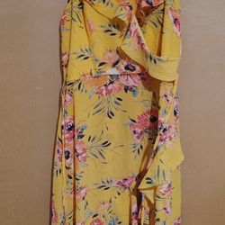 Yellow Strappy Dress