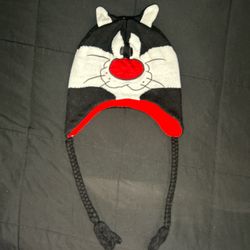 Vintage Sylvester Cat Looney Tunes Beanie 