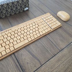 Wireless Bamboo Keyboard and Mouse

