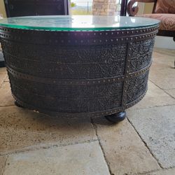 World Market Coffee Table - Antique