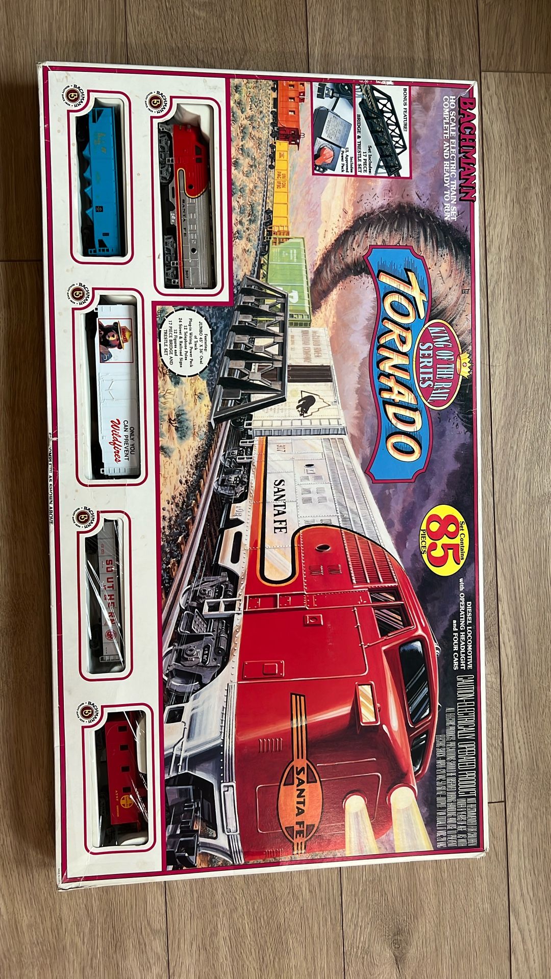 Tornado Train Santa
