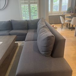 Sectional, designer, custom sofa