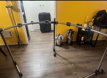 Girbralter double bass drum rack