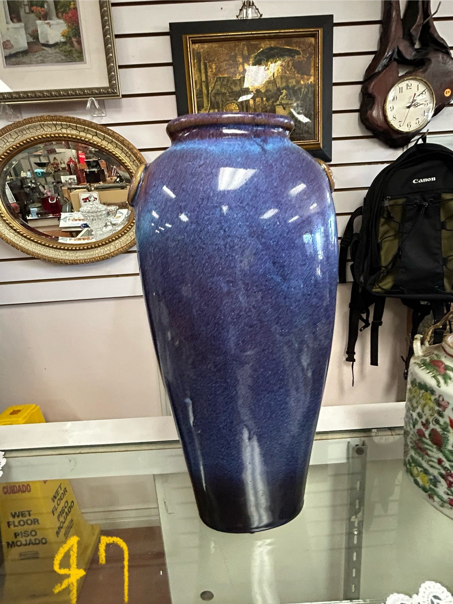 Blue Flower Vase
