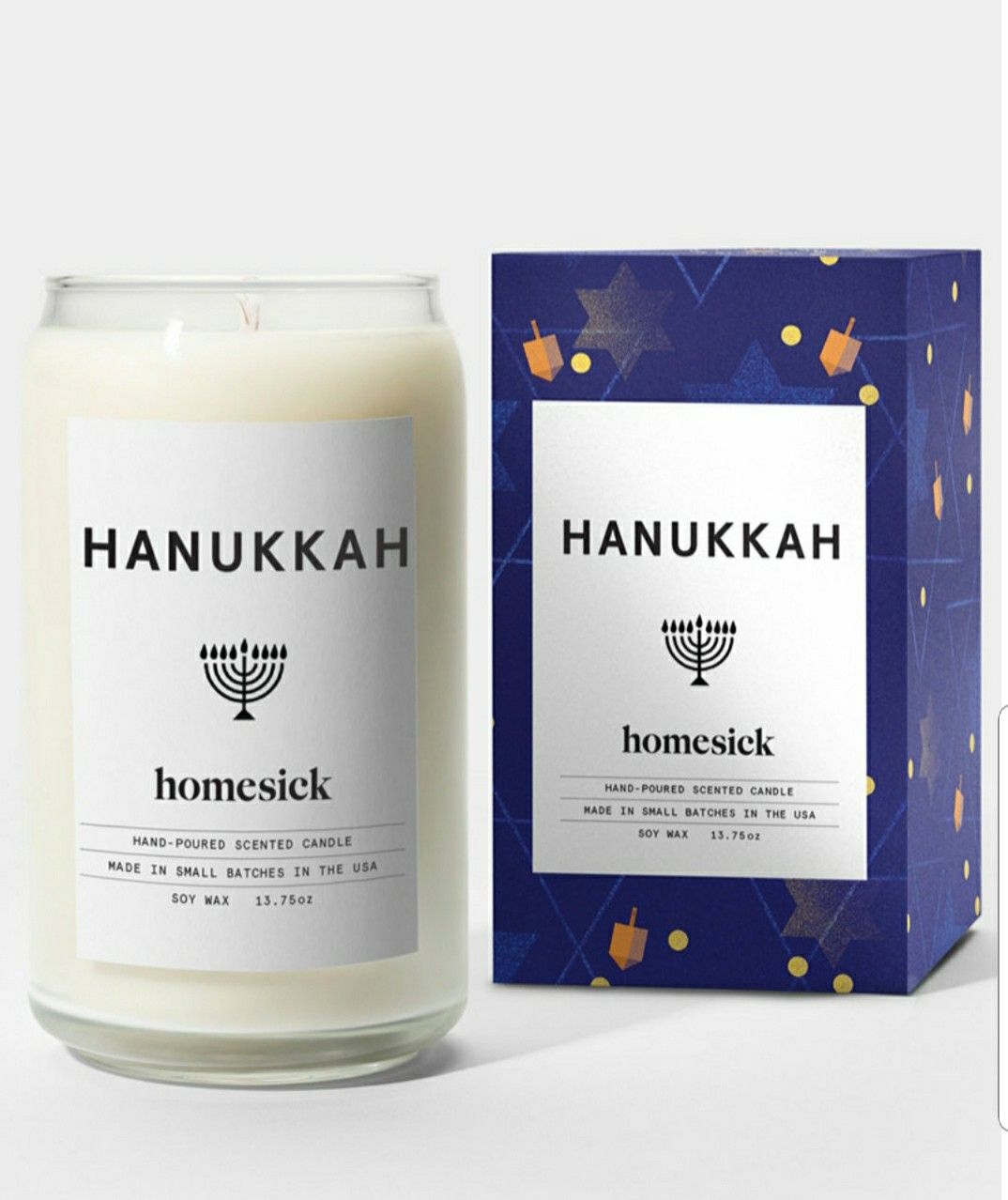 Homesick Hannukah Candle
