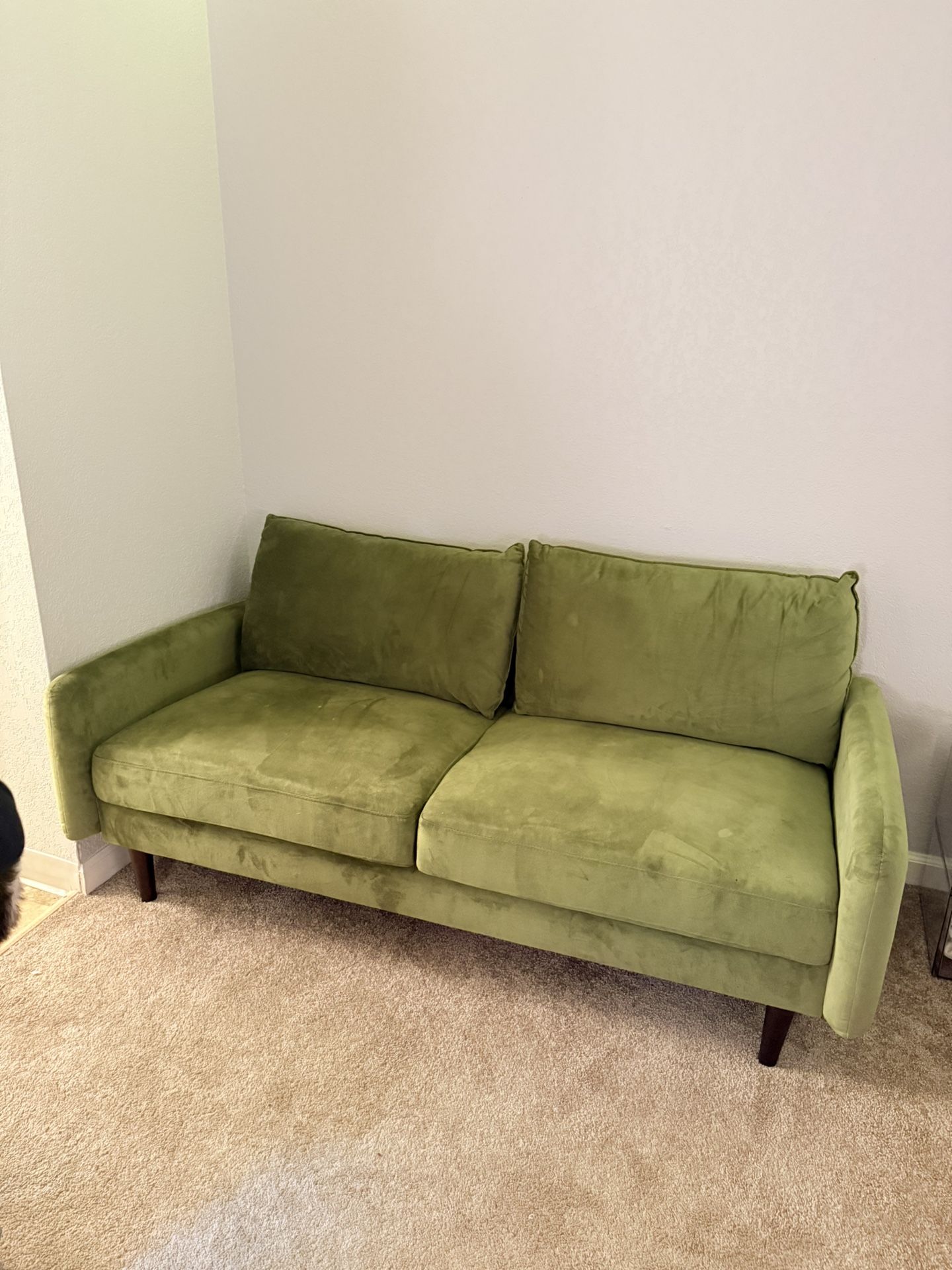 green couch