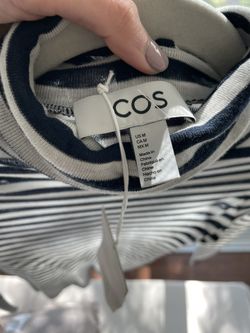 Cos Strip Long Sleeve Shirt (never Worn)