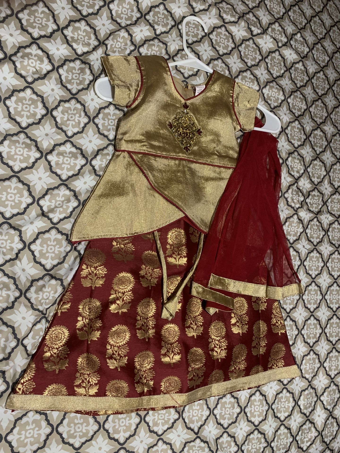 Indian Outfit For Girls Size 2-3