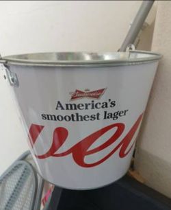 Vintage Metal BUDWEISER Bucket
