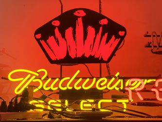 Budweiser select neon