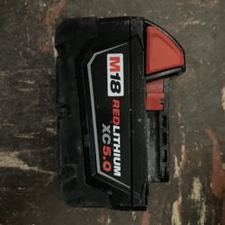 M18 5.0 Milwaukee Battery 