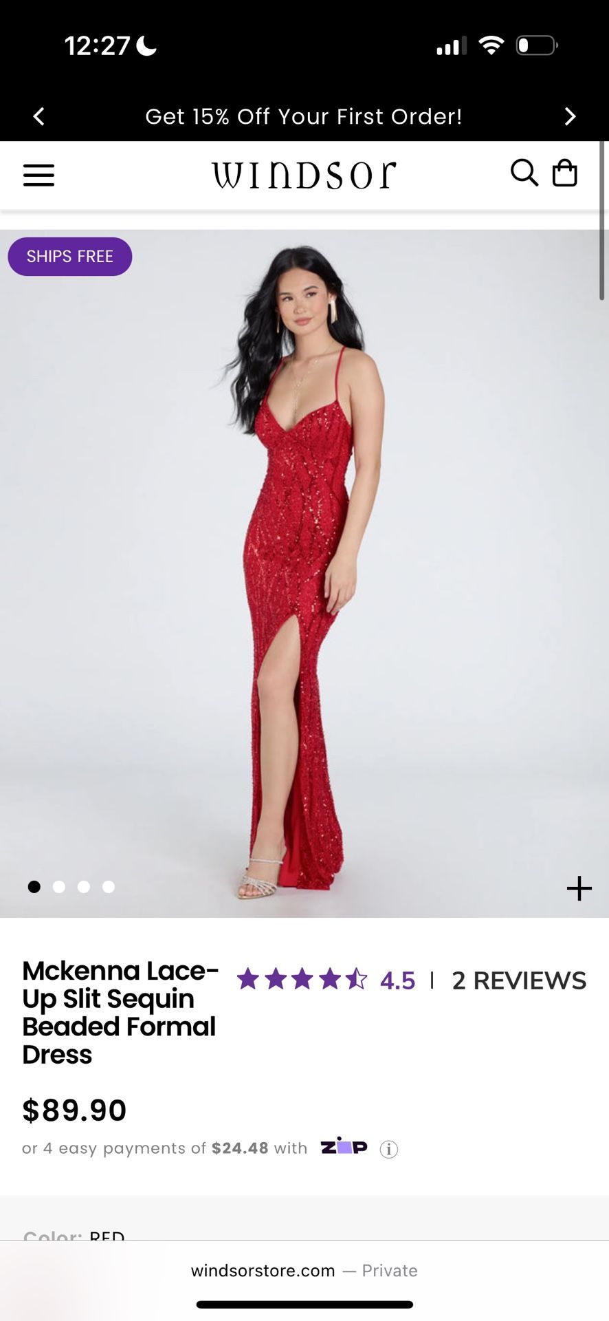 prom dress