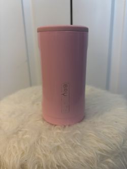 Pink BrüMate Hopsulator Trio, a 3-in-1 insulated can cooler