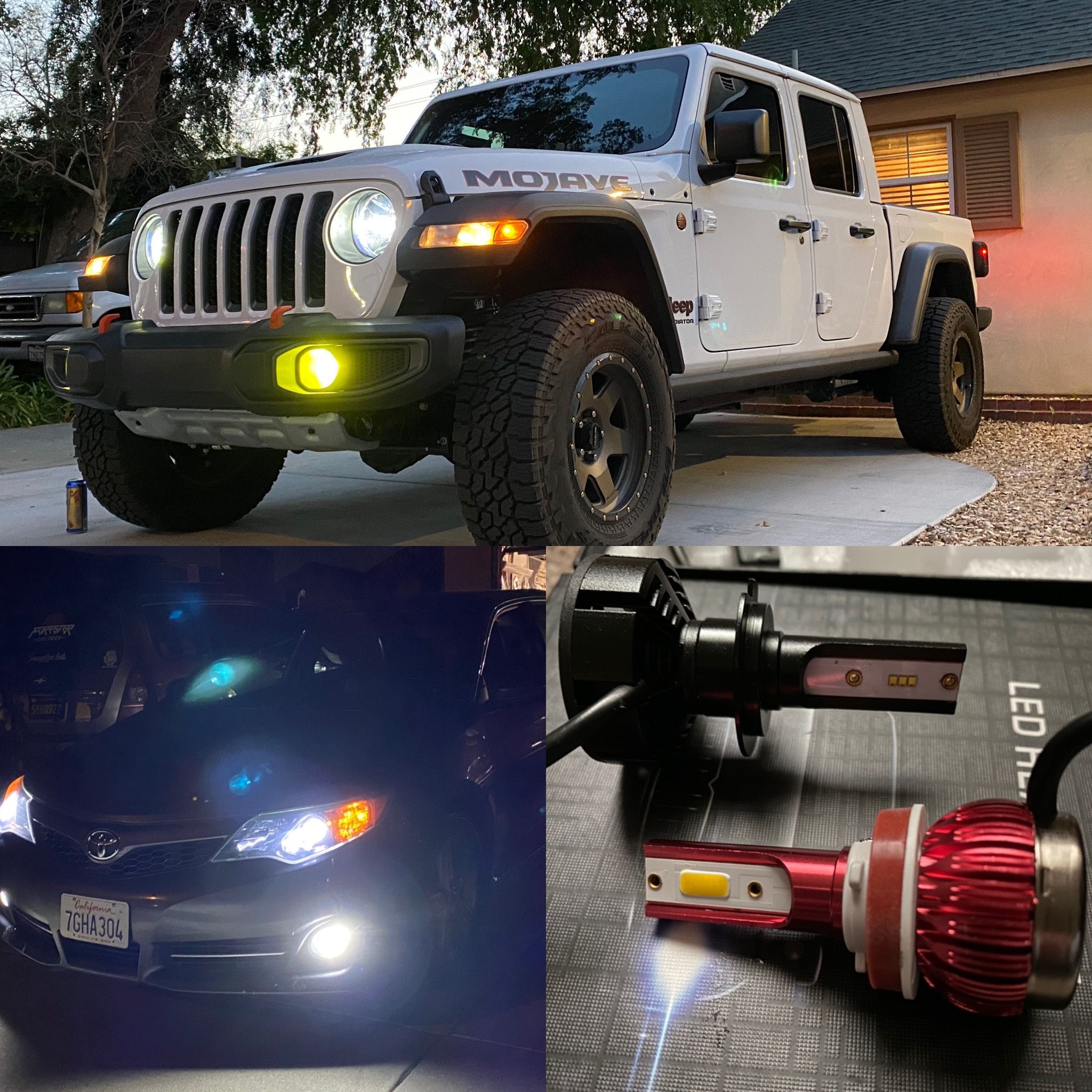 H11/H8/H9 LED Headlight Bulbs, 6500K Fog Lights Car Bulb, 12000Lm DRL or Low Beam, Halogen Replacement Headlight with Fan 