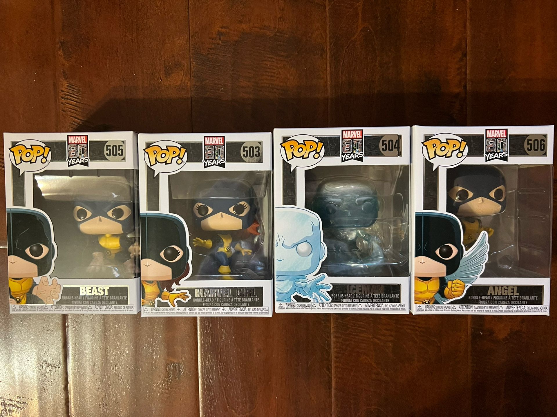 Original X-Men Funko Pop Set – Marvel 80 Years (4 Pops)