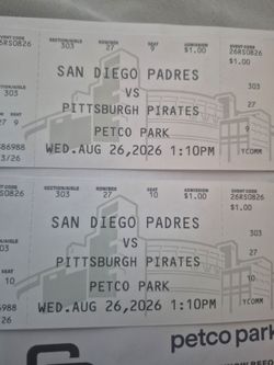 Padres Wednesday game tickets