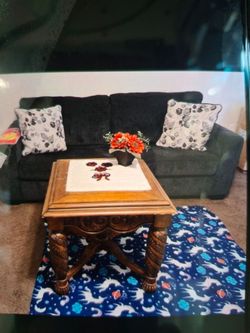 Sofa with table