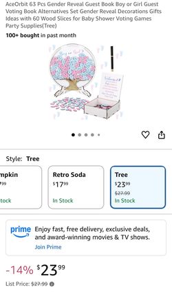 Gender reveal tree