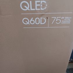 Samsung 75-Inch Class QLED 4K Q60D Series Quantum HDR Smart TV w/Object Tracking Sound Lite, Motion Xcelerator, Slim Design, Gaming Hub, Alexa Built-i