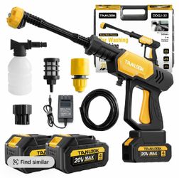TANLOOK Cordless Pressure Washer and Single Port Charger Base