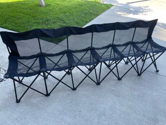 Portable Folding Bench - 6 Seats