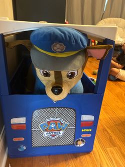 Paw patrol plush ride on 6v with house and no charger