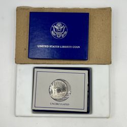 1986 Statue Of Liberty Commemorative Half Dollar w/COA