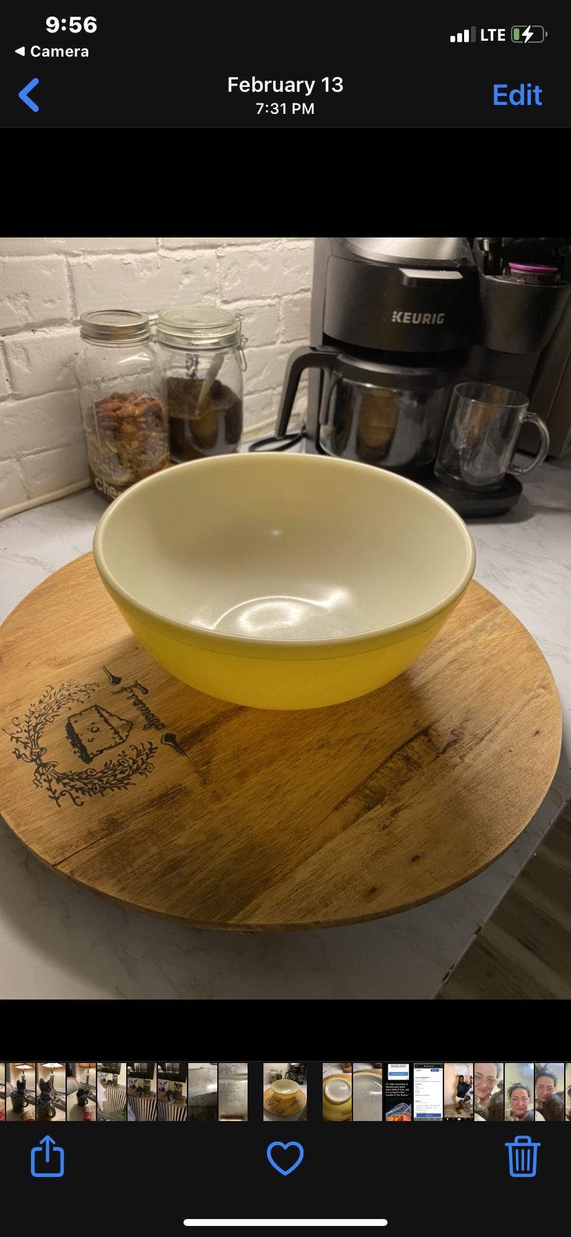 Bright Yellow Pyrex