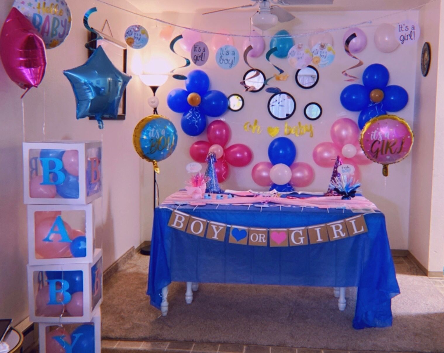 Gender Reveal Decoration 