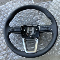 Audi B9 heated steering wheel w/paddle shifters and controls 