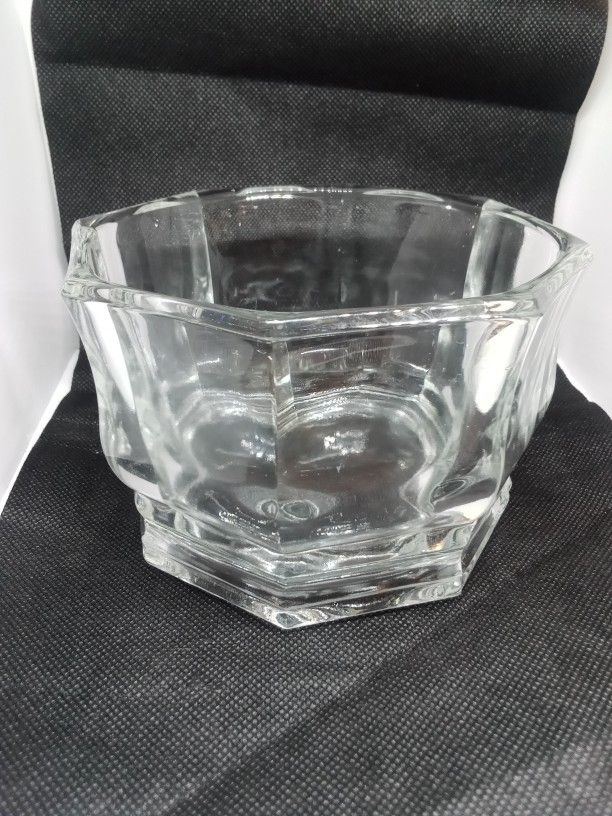 Vintage Octagon Class Candy Bowl
