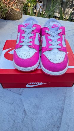 Nike Dunk Low Toddler Sneakers Pink White
