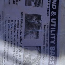 Sand And utility bags 25 Bags