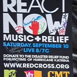 Lynyrd Skynyrd (4 Members), Sugarland (All 3), Marc Broussard, & Buckwheat Zydeco (1) Signed Poster