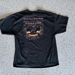 “ROCKFORD FOSGATE” Motorcycle Audio Sturgis Rally Shirt. Size 2XL. Pre Owned.