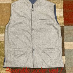 Reversible Woolen Vest - Size 40/42