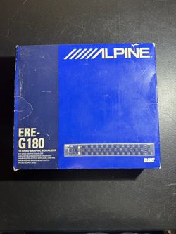 NOS Alpine ERE-G180 11-Band Graphic Equalizer with BBE Processing