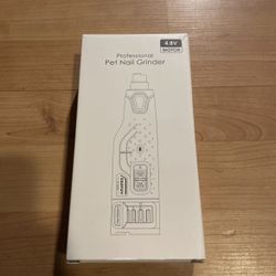 Casfuy 6-Speed Dog Nail Grinder - Newest Enhanced Pet Nail Grinder Super Quiet (New)