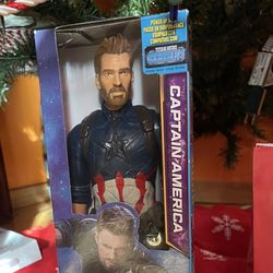 $4 Marvel Avengers Infinity War Titan Hero Series Captain America Action Figure 12 Inch Scale