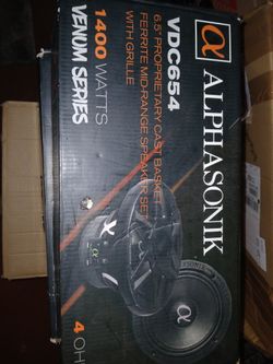 Alphasonik 1400w 6.5 Loud Mids Brand New $120firm Price Pickup Only Serious Buyers Please Yes It Is Avaliable 