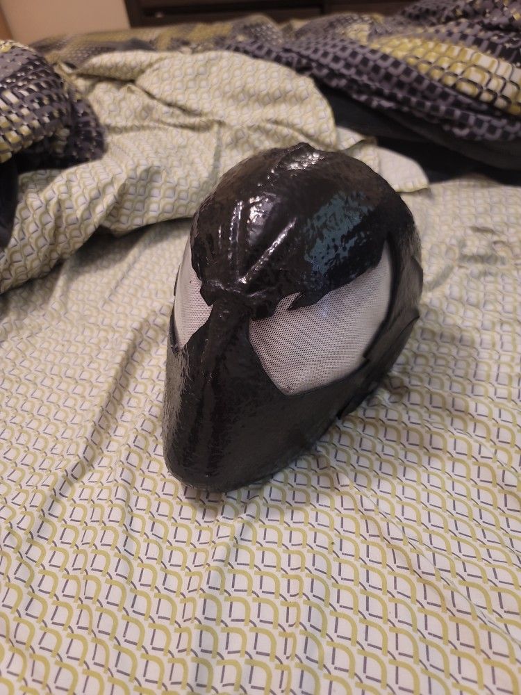 Black Symbiote Spider-Man Mask