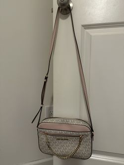 Powder Blush Jet Set Large Crossbody Bag
