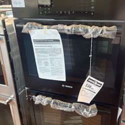 Bosch 800 series Double oven in black