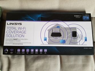 LINKSYS TOTAL WIFI COVERAGE WITH EXTENDER